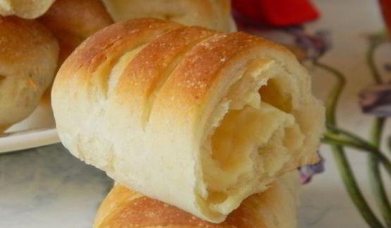 булочки с плавленным сыром