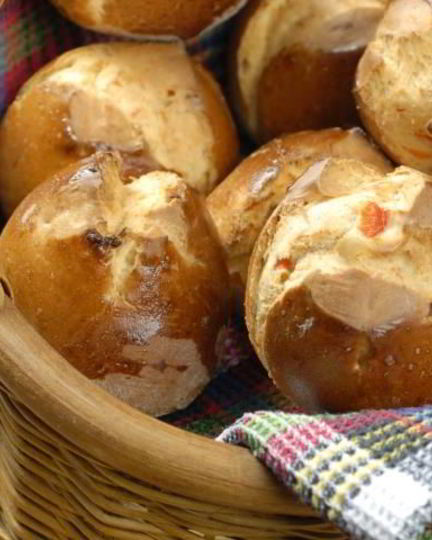 Рецепт булочек с рикоттой и сладким красным перцем