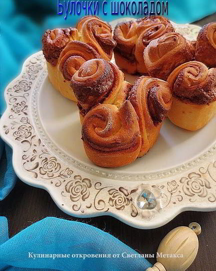 Рецепт булочек с шоколадом