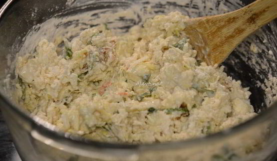 булочки с цукини и сыром