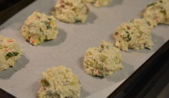 булочки с цукини и сыром