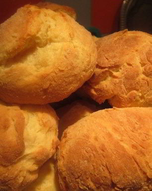 Булочки с творогом без дрожжей