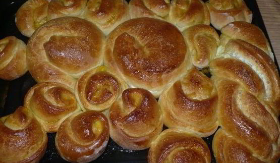 булочки с тыквой и корицей