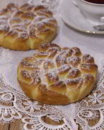 Булочки сдобные кружевные