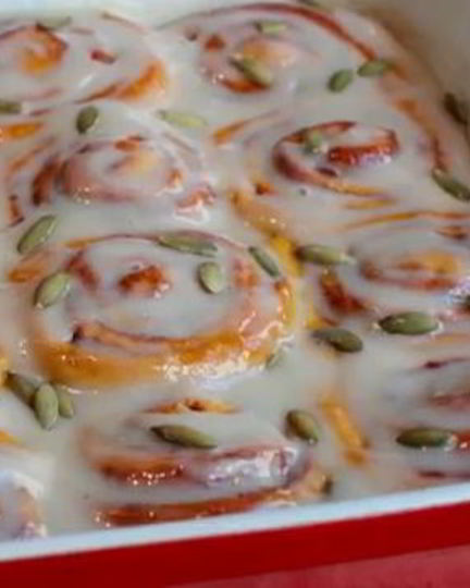 Рецепт булочек синабон с тыквой