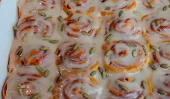 булочки синабон с тыквой