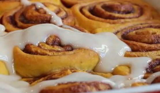 булочки синабон с тыквой