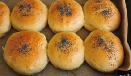 булочки со сгущенкой вареной