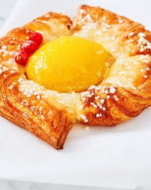 Датские булочки с персиками