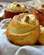 Йогуртовые ватрушки-розочки