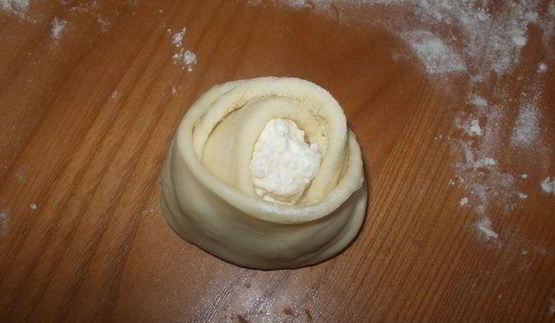 йогуртовые ватрушки-розочки