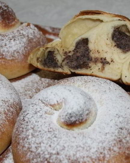 Рецепт испанских булочек ensaimadas с украинской начинкой