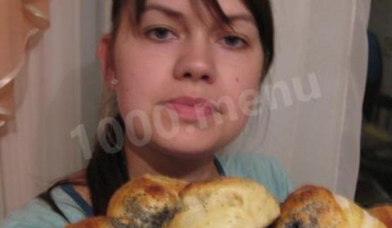 красивые булочки с маком из дрожжевого теста
