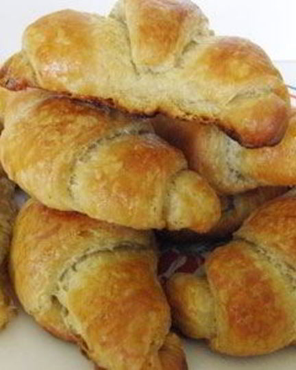 Рецепт круассанов дрожжевых