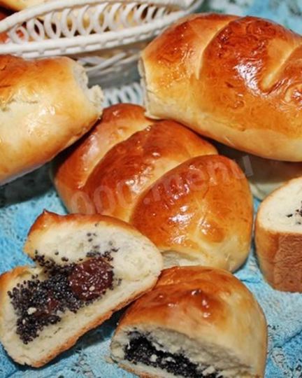 Рецепт маковников булочки с маком и корицей