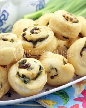 Пампушки с черемшой