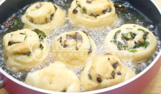 пампушки с черемшой