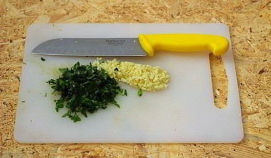 сырные булочки с чесноком и базиликом