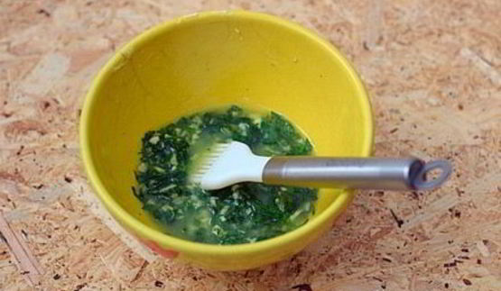 сырные булочки с чесноком и базиликом