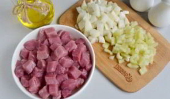 сырные булочки с мясной начинкой