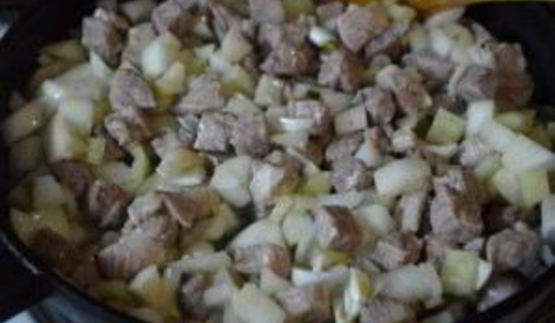 сырные булочки с мясной начинкой