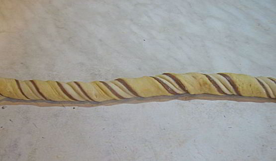 трехцветные булочки