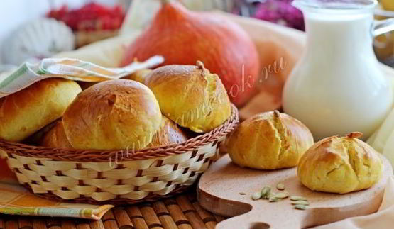 тыквенные булочки