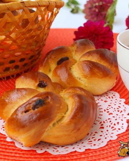 Рецепт венских булочек с изюмом