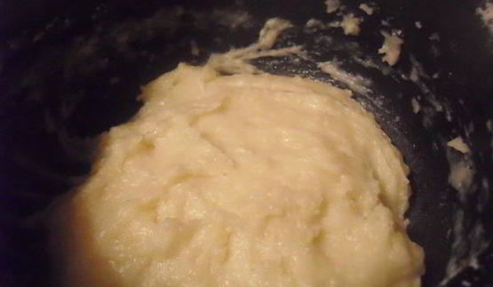 заварные булочки с сыром и ветчиной