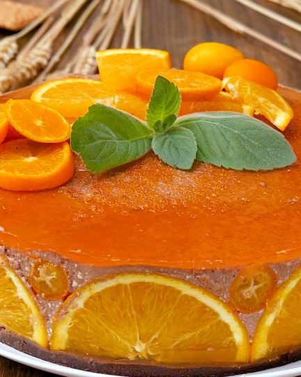 Рецепт апельсинового чизкейка
