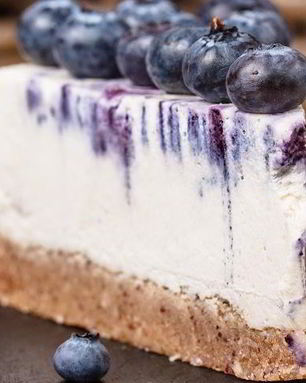 Черничный чизкейк