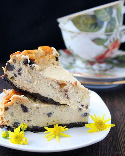 Рецепт чизкейка из ряженки с печеньем