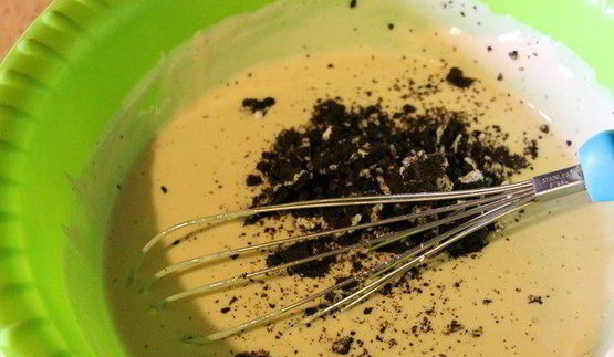 чизкейк из ряженки с печеньем