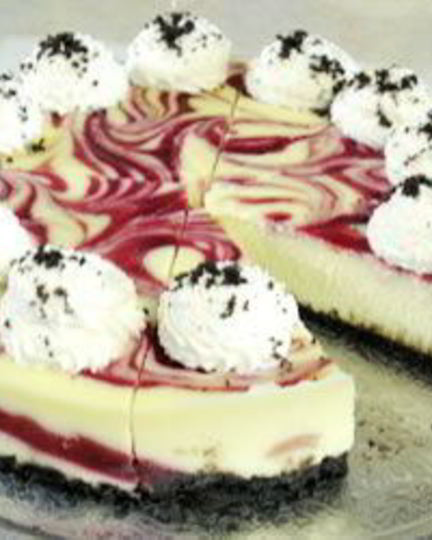 Рецепт чизкейка с малиной и белым шоколадом