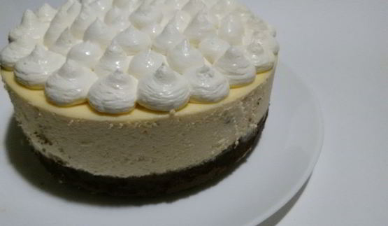 чизкейк с шоколадным бисквитом