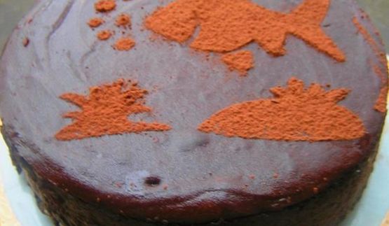 чизкейк с шоколадом и черносливом