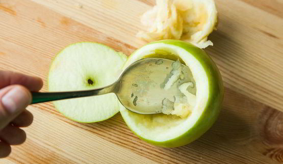 чизкейк в яблоках