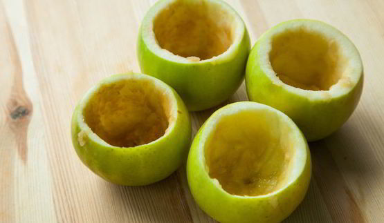 чизкейк в яблоках