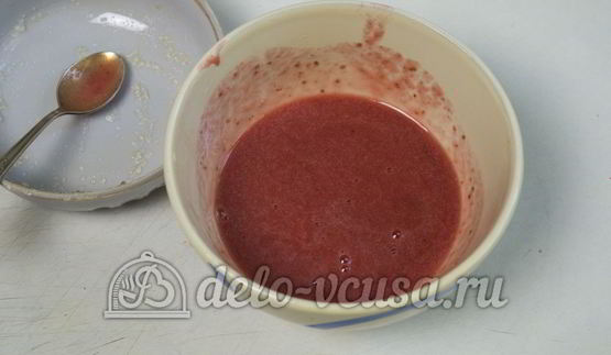 клубничный чизкейк с творогом без выпечки