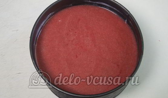 клубничный чизкейк с творогом без выпечки