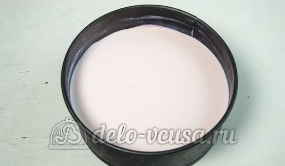 клубничный чизкейк с творогом без выпечки