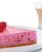 Малиновый чизкейк без выпечки