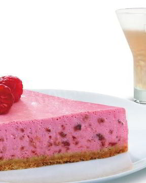 Малиновый чизкейк без выпечки