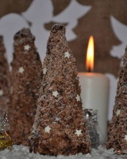 Рецепт мини-чизкейков елочки