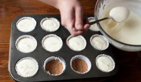 мини-чизкейки с ягодами