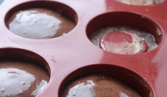 новогодние пирожные-чизкейки