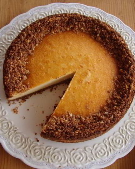 Рецепт нью-йорка чизкейк с ореховым штрейзелем