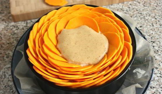 пряный чизкейк тыквенная роза