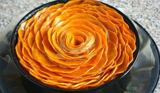 пряный чизкейк тыквенная роза