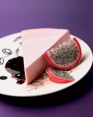 Розовый чизкейк